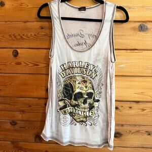 Harley Davidson Aruba Light Tank Top Womens Size Large